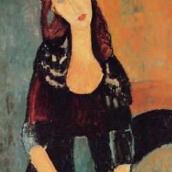 Modigliani - Portrait of Jeanne Hebuterne -6-